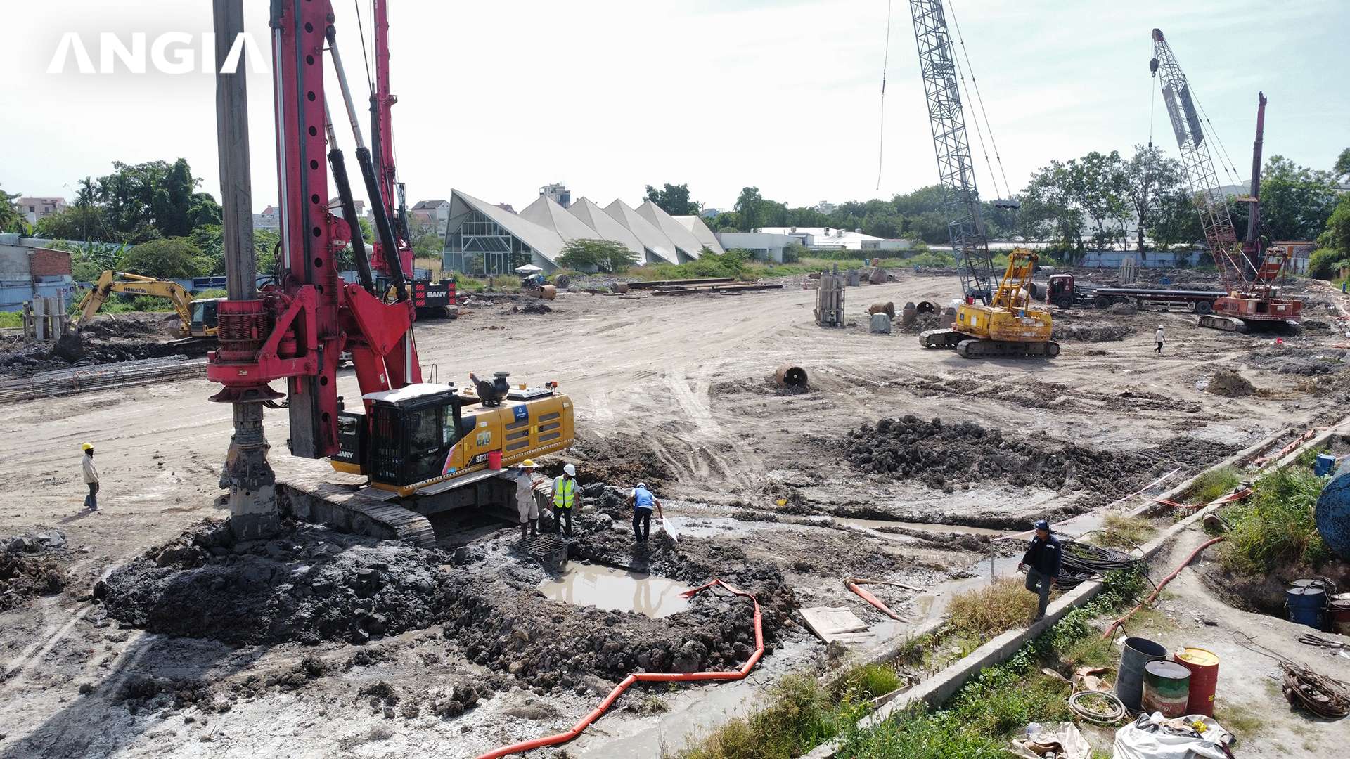 Một phần dự án The Gió Riverside nhìn từ trên cao